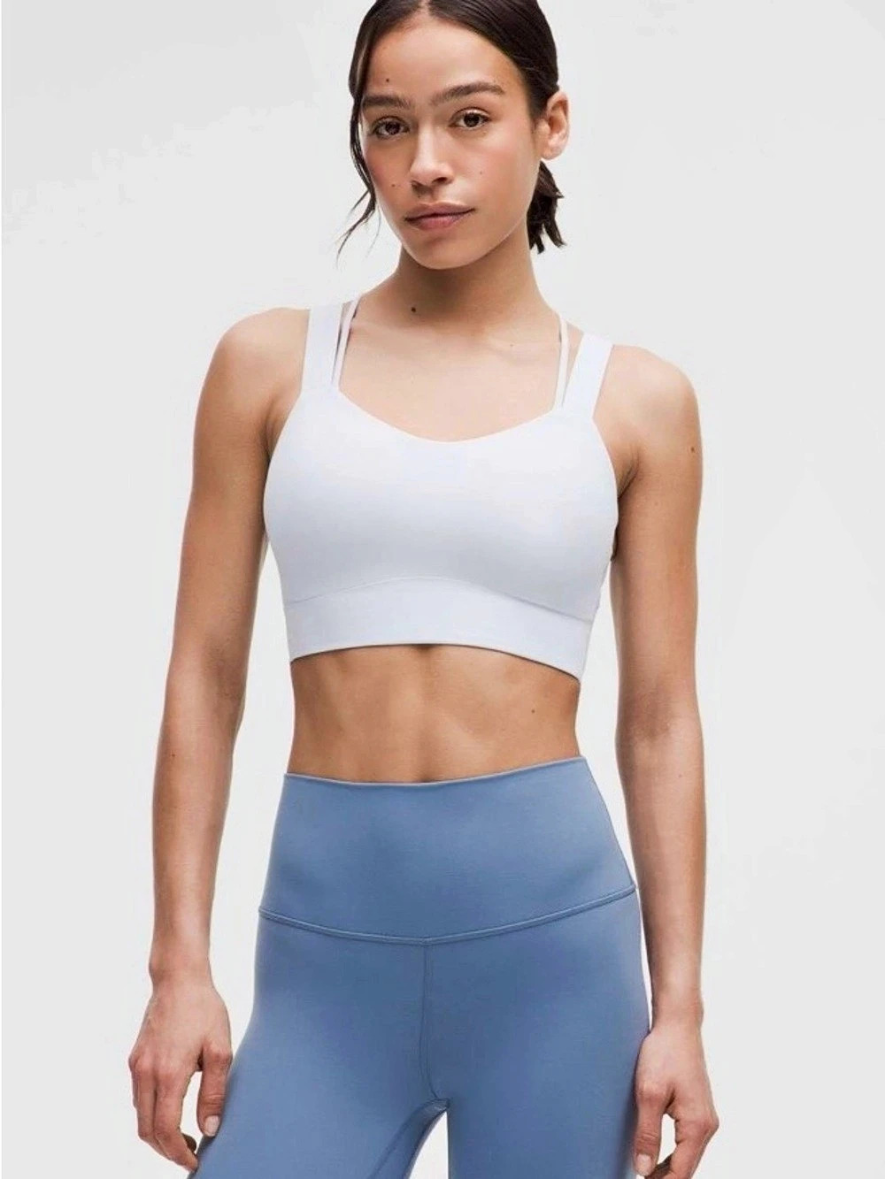 Lululemon Like A Cloud Longline Bra Light Support D/DD Stark Blue